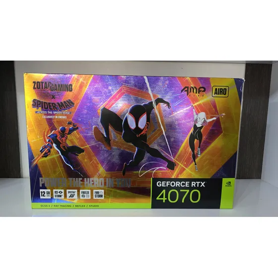 Zotac Tarjeta Gráfica Geforce Rtx 4070 Amp Airo Spider-man