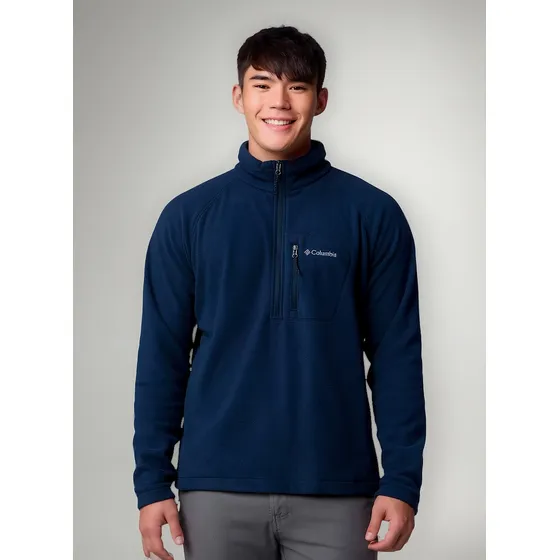 Buzo Polar Columbia Fast Trek Iii Hombre Medio Cierre