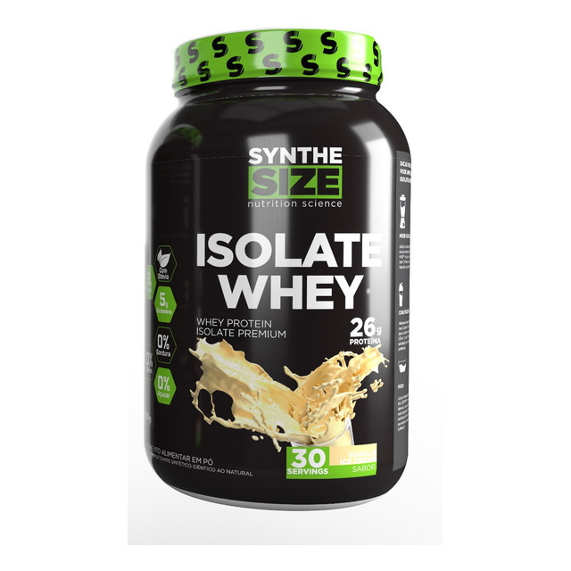 Whey Isolate Premium Baunilha 900g (pt) Synhesize Whey Isolate Premium Baunilha 900g (pt) Synhesize