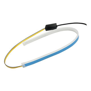45cm Luces De Circulación Diurna Azul Profundo + Amarillo 45cm Luces De Circulación Diurna Azul Profundo + Amarillo