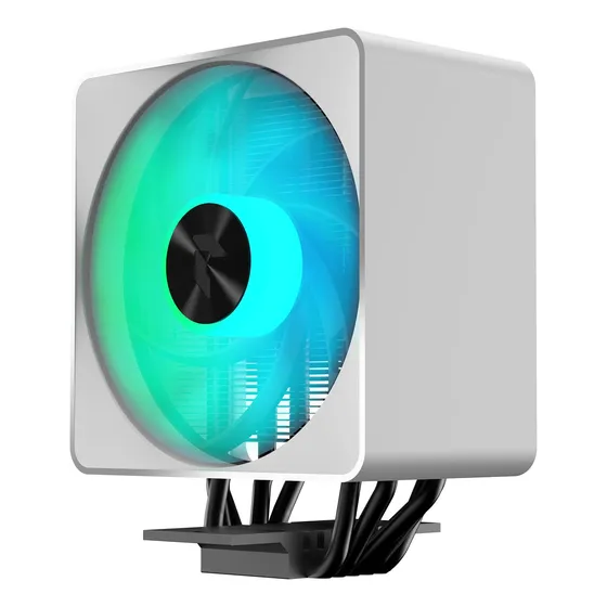 Disipador De Aire Ap1-v Para Cpu Argb De Torre Blanca