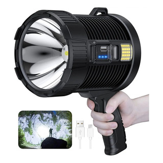 Refletor Recarregável 100000 Lumens Levou Lanterna Portátil Refletor Recarregável 100000 Lumens Levou Lanterna Portátil