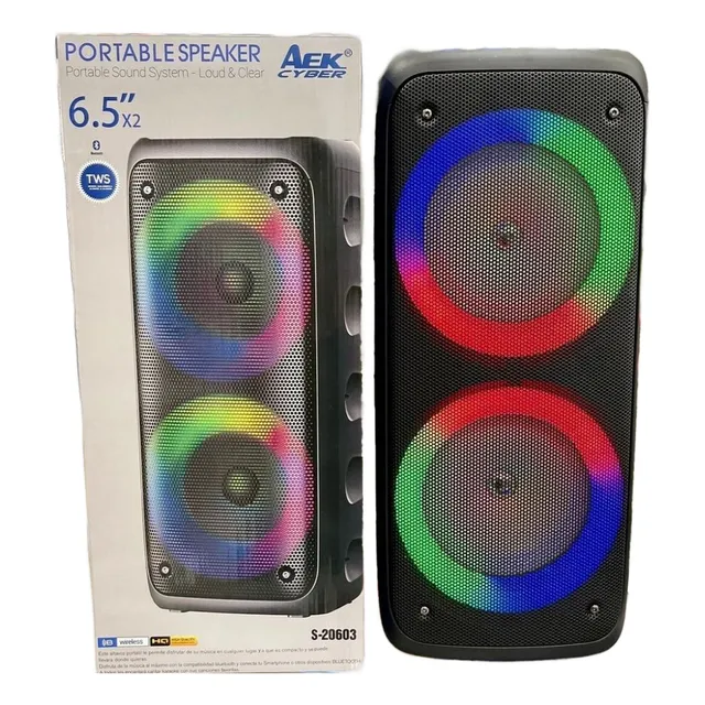 Bocina Bluetooth Aek Cyber S-20603 - Sonido Potente