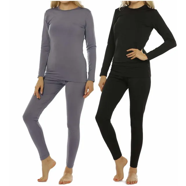 2 Juego Ropa Termica Para Dama Conjunto Pantalon Largo