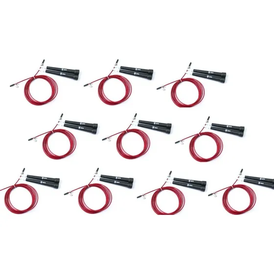 Kit Corda De Pular Speed Rope Rolamento 10 Unidades Odin Fit