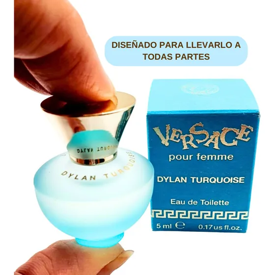 Perfume Versace Pour Femme Dylan Turquoise Edt 5ml Original