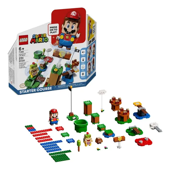 Lego Set Super Mario Aventuras Con Mario 231 Piezas