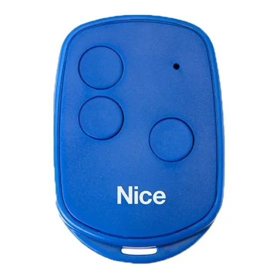 Controle Remoto Linear-hcs 3 Tb Azul 433 Mhz Portão Auto