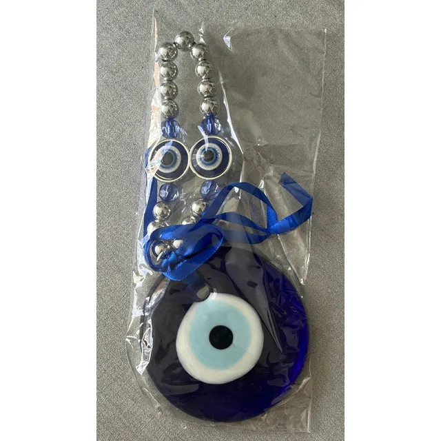 Dije Religioso Ojo Turco Vidrio 8 Cm Generico