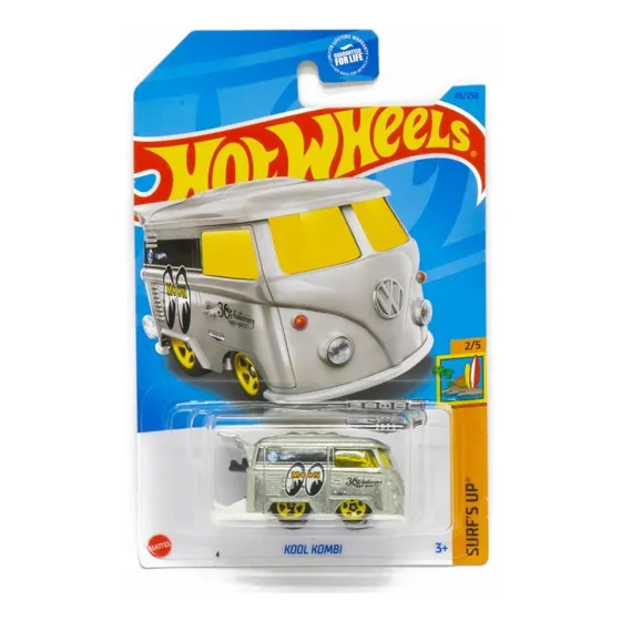 Hot Wheels Kool Kombi Mooneyes Zamac Exclusiva Wal Mart Usa Cor Prateado
