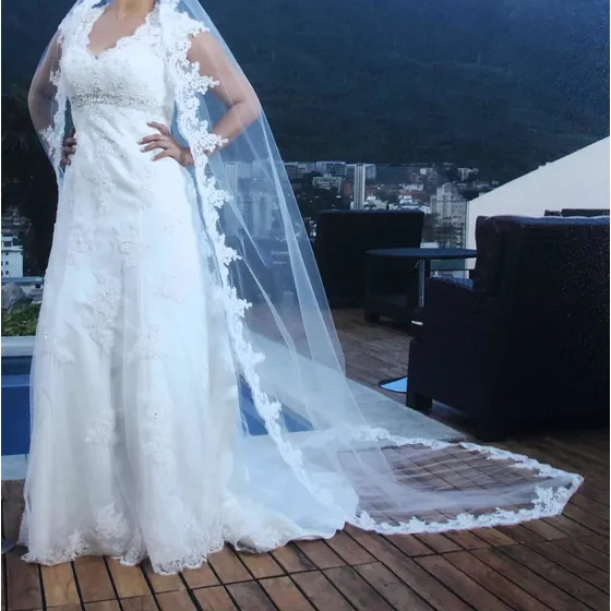 Hermoso Vestido De Novia. Casa: Davids Bridal (usa).