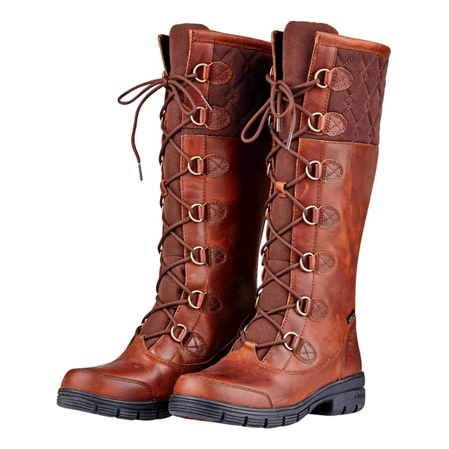 Bota Flota Dublin Rojo Marron Dama 9