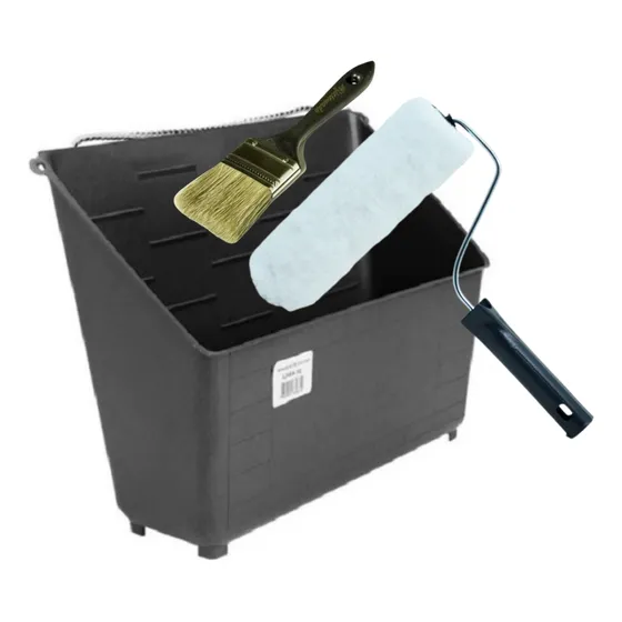 Kit Para Pintar Rodillo + Pincel + Bandeja