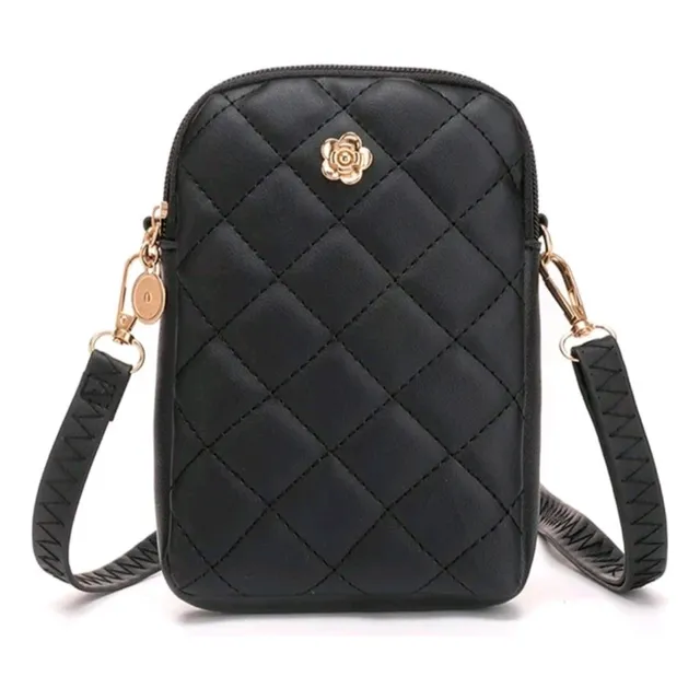 Mini Bolso Casual De Moda Impermeable Correa Larga Acolchado