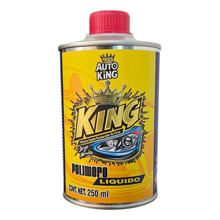 Polimero Auto King Restaurador De Faros 250ml. Polimero Auto King Restaurador De Faros 250ml.