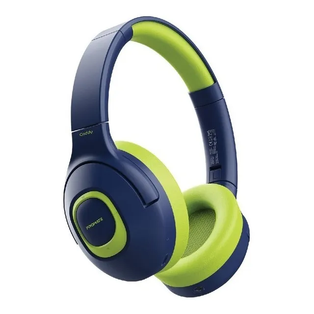 Auricular Inalambrico +bt Promate Coddy.emr Azul/verde