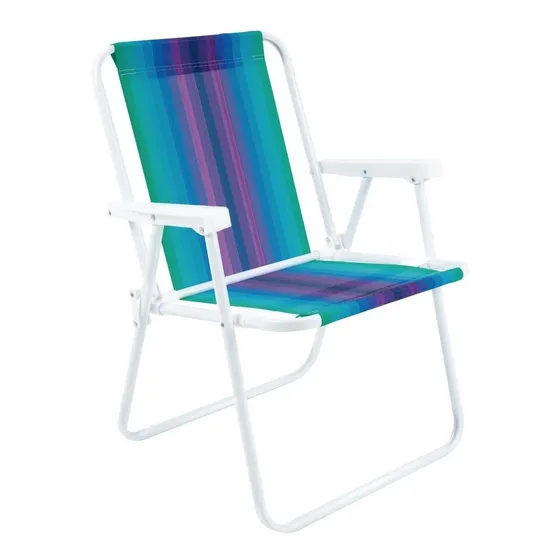 Silla Plegable Alta De Acero Mor