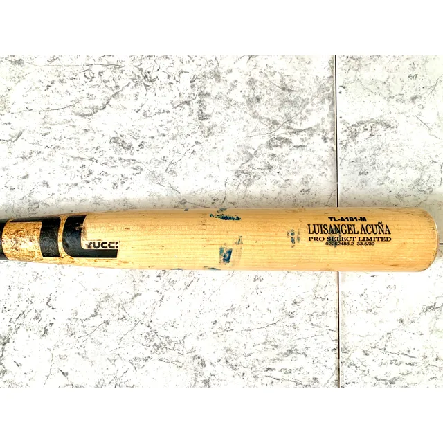 Bate De Béisbol Usado Por Luisangel Acuña