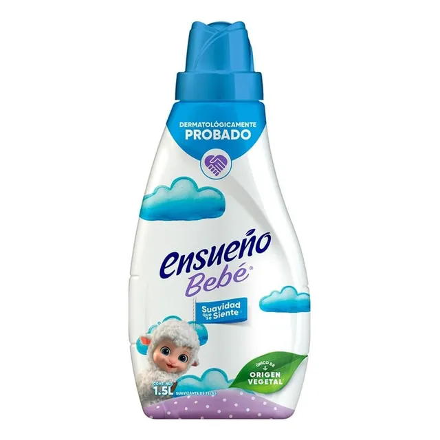 Suavizante de Telas Ensueño Bebé Zero Enjuague Aloe Vera 1.5L