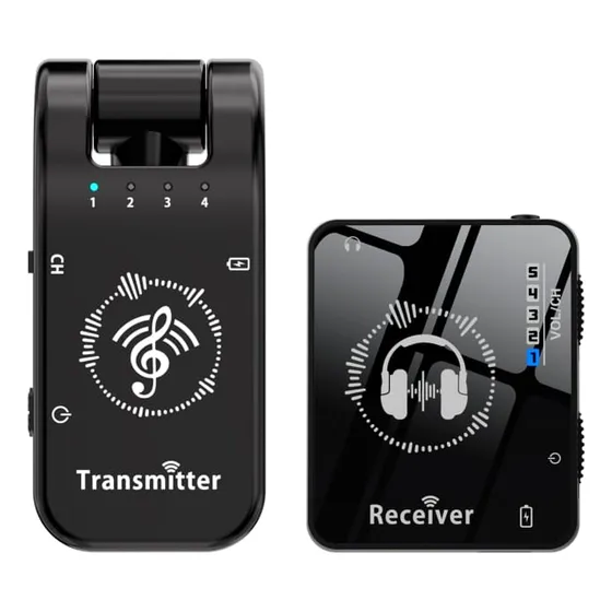 Transmissor Receptor  Monitor In-ear  Retorno De Ouvido