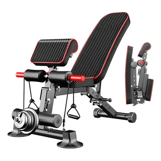 Banco Plegable K Kingkang 7 Posiciones Con Módulo Piernas Y Soporte Barra 353kg