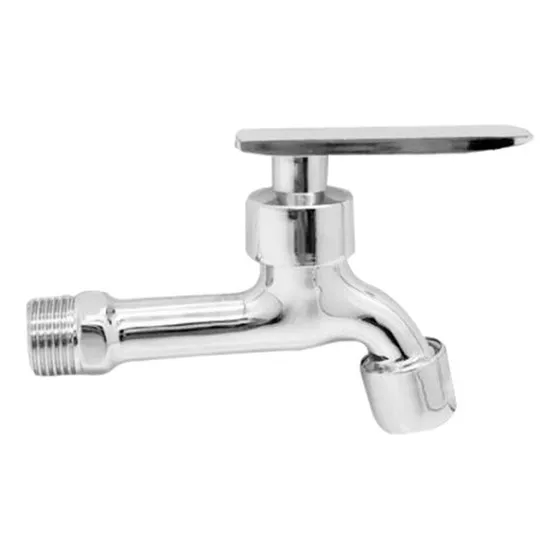 Llave De Chorro Cromada Cuerpo Metalico Premium