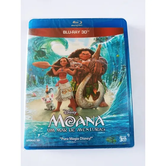 Bluray Moana Um Mar De Aventuras / 3d