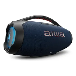Caixa De Som Boombox Plus Aiwa Bbs-01-lbl 200w Bate 30h Rgb Preto