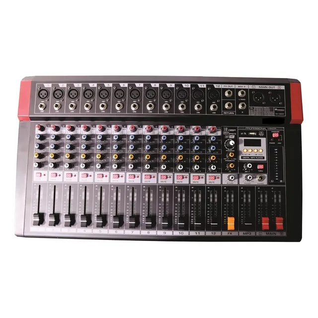Mezcladora Amplificada Soundtrack Mix-1200dsp 12 Ch 150 Wx2