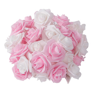 Luz De Corda De Rosa De Led 20 Leds Arranjo De Flores Luz De Corda De Rosa De Led 20 Leds Arranjo De Flores