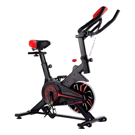 Bicicleta Ergométrica Spinning Mecânica Ahead X12 6 Kg - Preto/vermelho