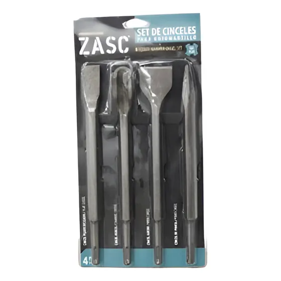 Set De Cinceles Sds Para Demoledor 4pzs Zasc