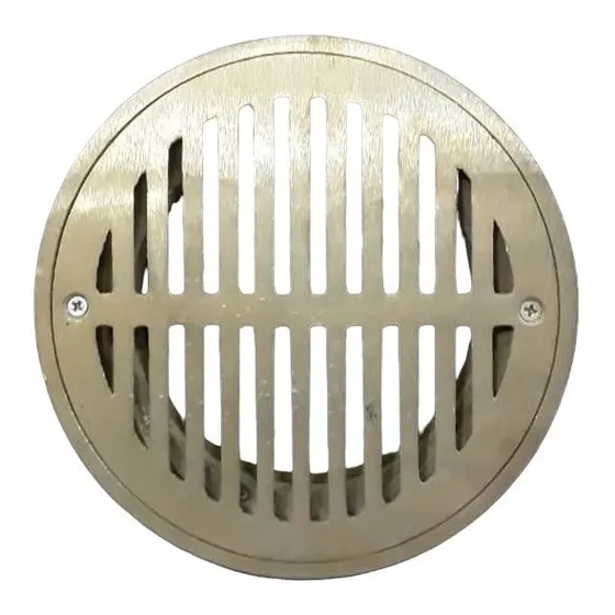 Rejilla Desague Para Piso Bronce 5 PuLG.