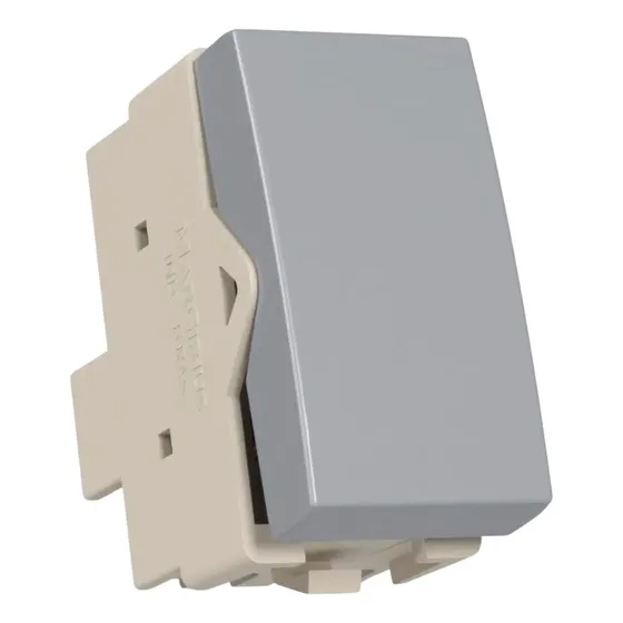 Módulo Interruptor Intermediário 10a Cinza Sleek Margirius 