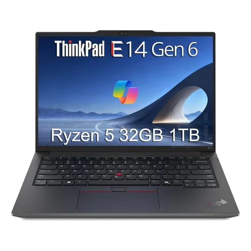 Notebook Lenovo E14 G6 AMD Ryzen 5 7535U 16GB 256GB SSD Windows 11
