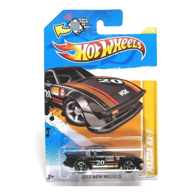 Auto Hot Wheels Mazda Rx-7 Models 2012 Negro Especial Rdf1