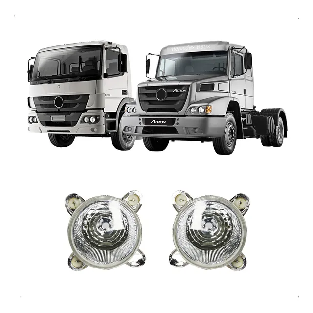 Juego Óptica Principal Alta Para Mercedes Benz Atego Atron
