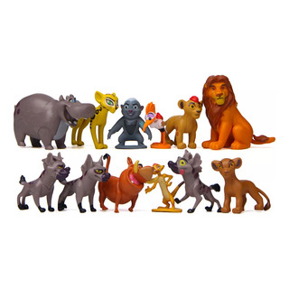 Figuras De Acción Del Rey León De La Guardia León, 12 Piezas Figuras De Acción Del Rey León De La Guardia León, 12 Piezas