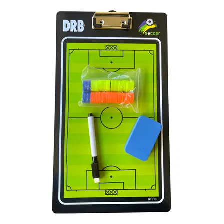Pizarra Táctica Entrenador De Fútbol Magnética + Fichas Drb
