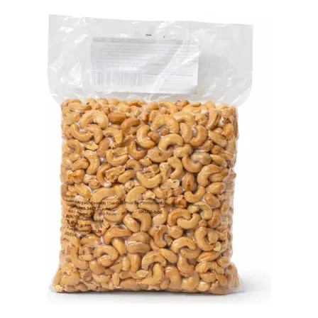 1 Kg Castanha Caju Torrada Inteira Premium Sem Sal
