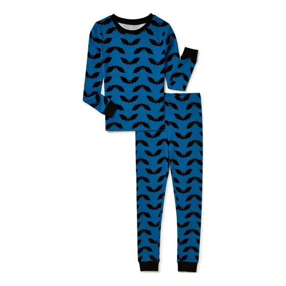 Conjunto De Pijama De Halloween Para Niños 2pcs Manga Larga