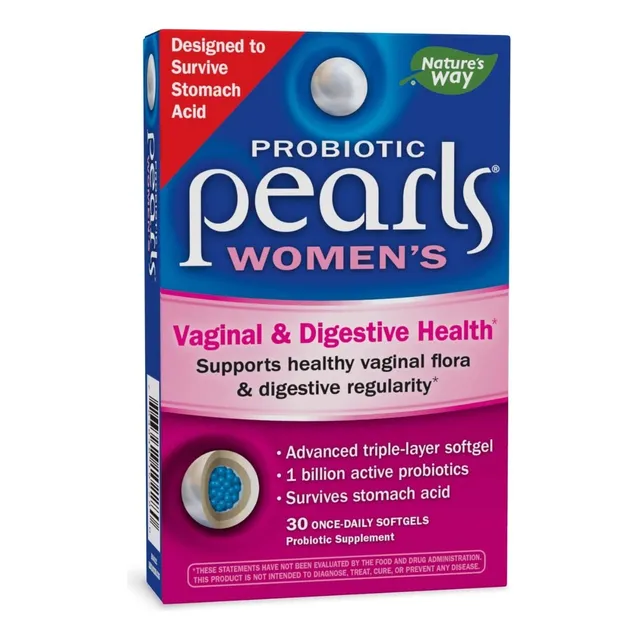Nature's Way Probiotic Pearls Women's, 1 Billion Live Cultu