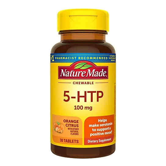 Suplemento Nature Made Chewable 5htp 100 Mg Para Mejorar El