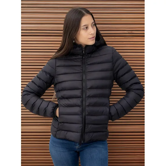 Campera G Inflable Mujer Ultra Liviana Con Capucha