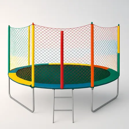 Cama Elástica Pula Pula 2,44 Alta Resistência  270  Kg Preto Colorido