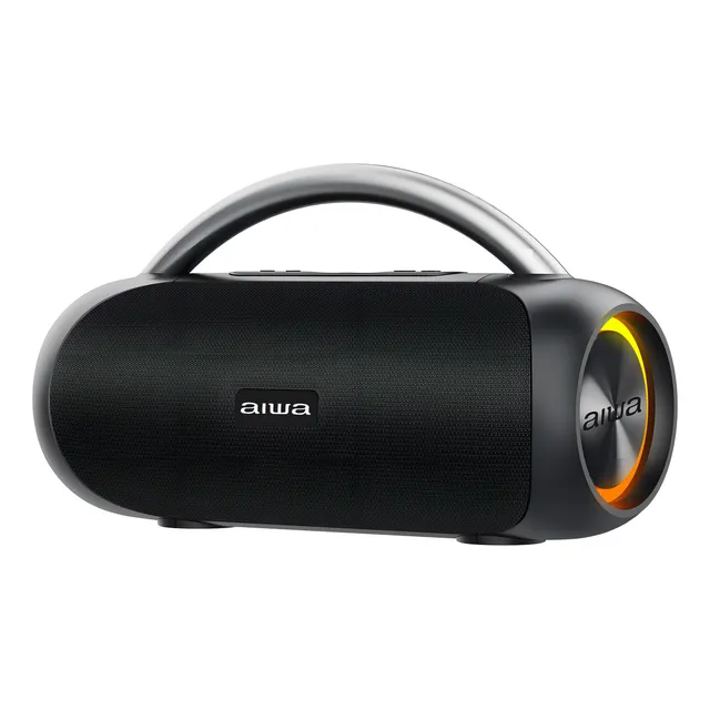Parlante Aiwa Portatil Ipx5 con Tws AWS10BTB Color Negro