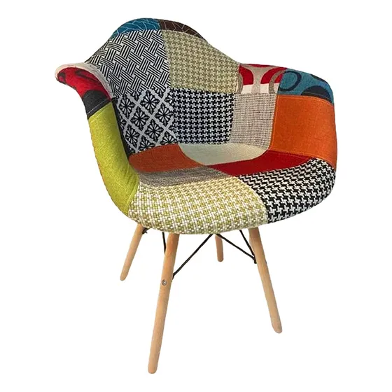 Silla Eames Con Brazos Tapizada Hogar, Restaurante, Cafetin