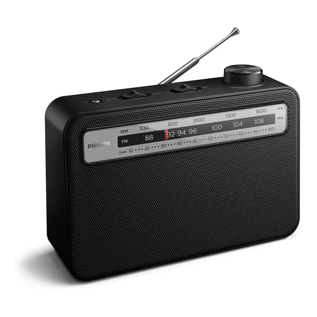 Radio Am/fm Philips TAR2506 2506 analógico 110V portátil color negro