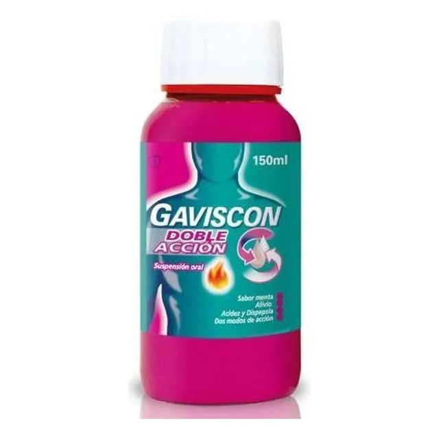 Gaviscon Doble Acción Suspensión Oral, 1 Frasco 150 Ml