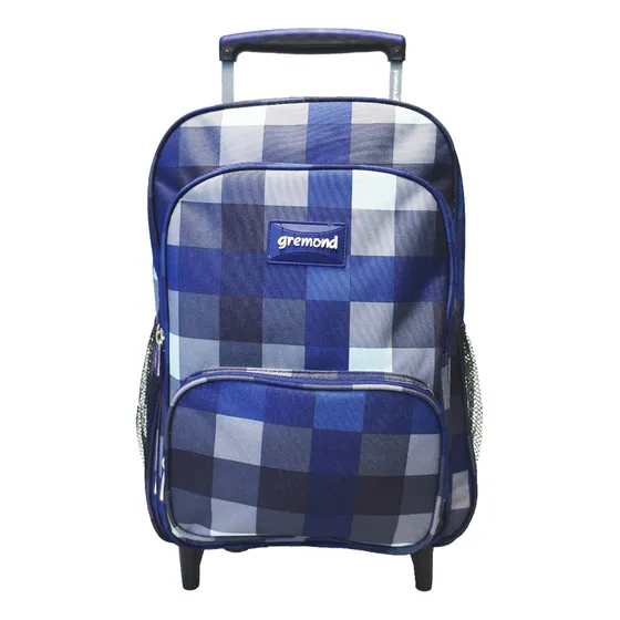 Mochila Con Carro Gremond Escolar 24ltros Impermeable